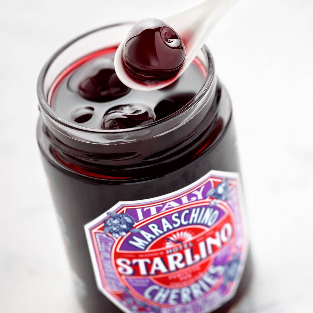 Hotel Starlino Italian Maraschino Cherries - 14oz Jar