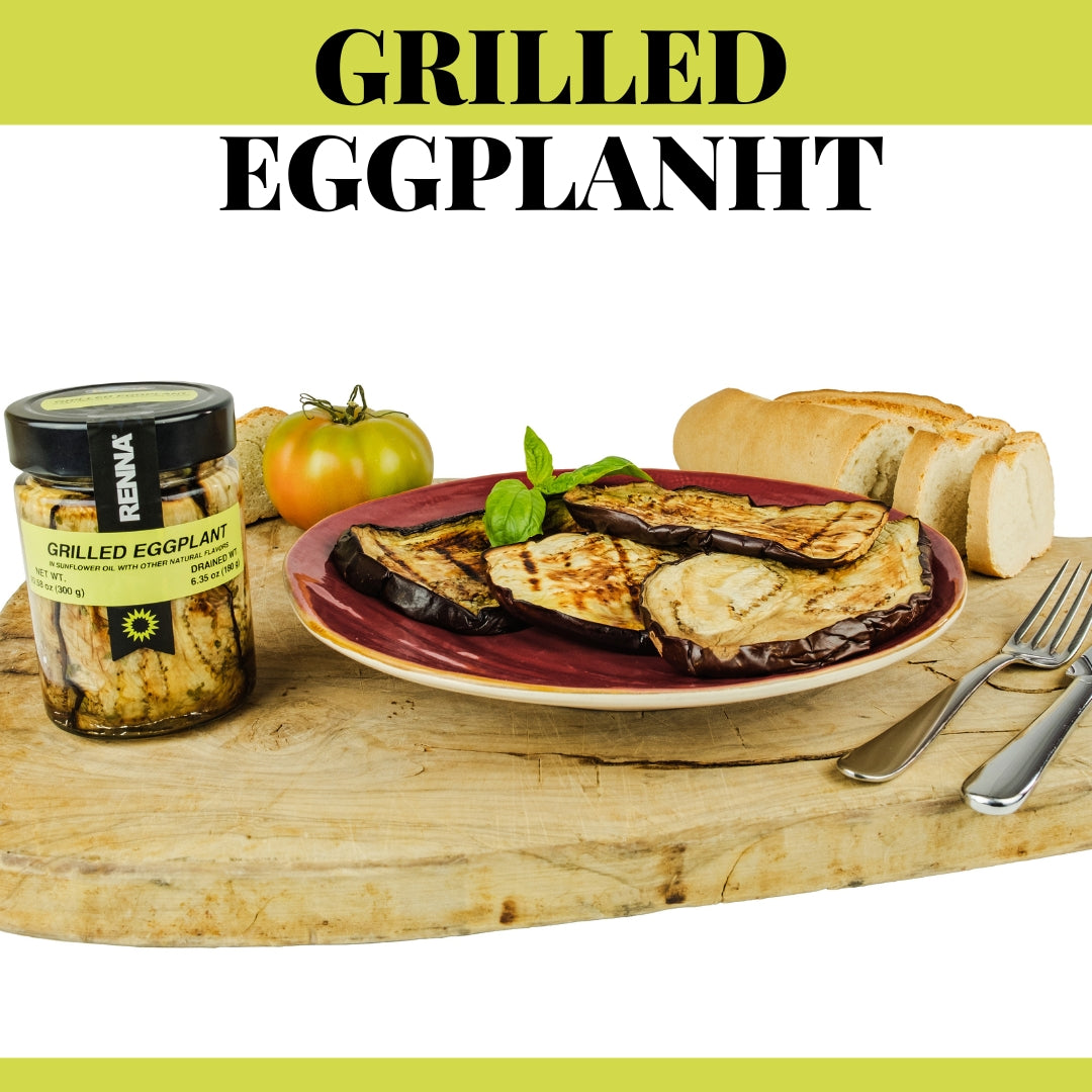 Renna Grilled Eggplant - Roasted Marinaded Eggplants