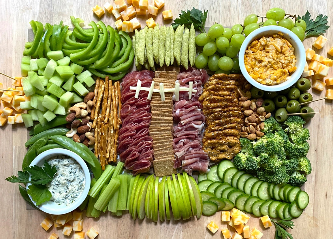 Charcuterie Cheat Sheet Football