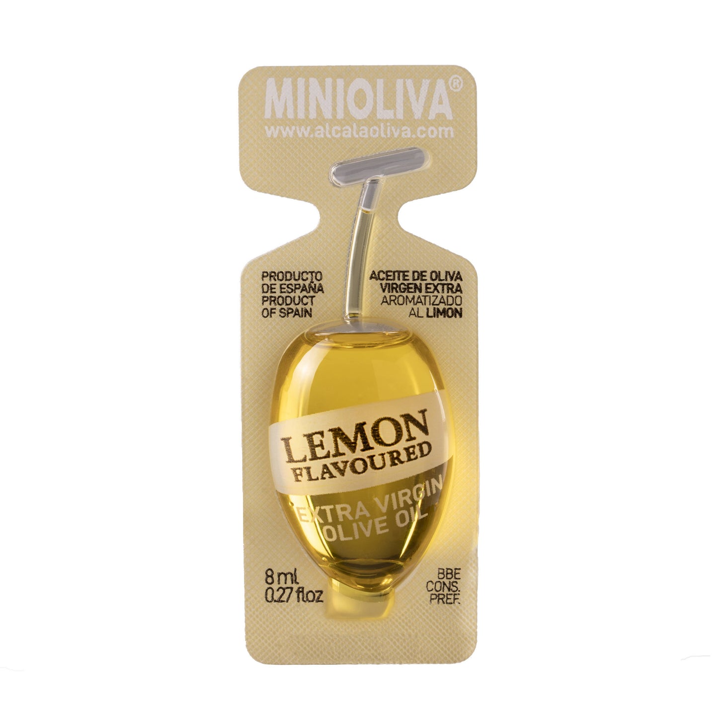 MiniOliva - Lemon Olive Oil - Single Serve - 0.27 fl oz