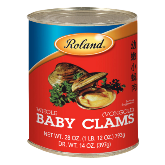 Whole Baby Clams 28oz