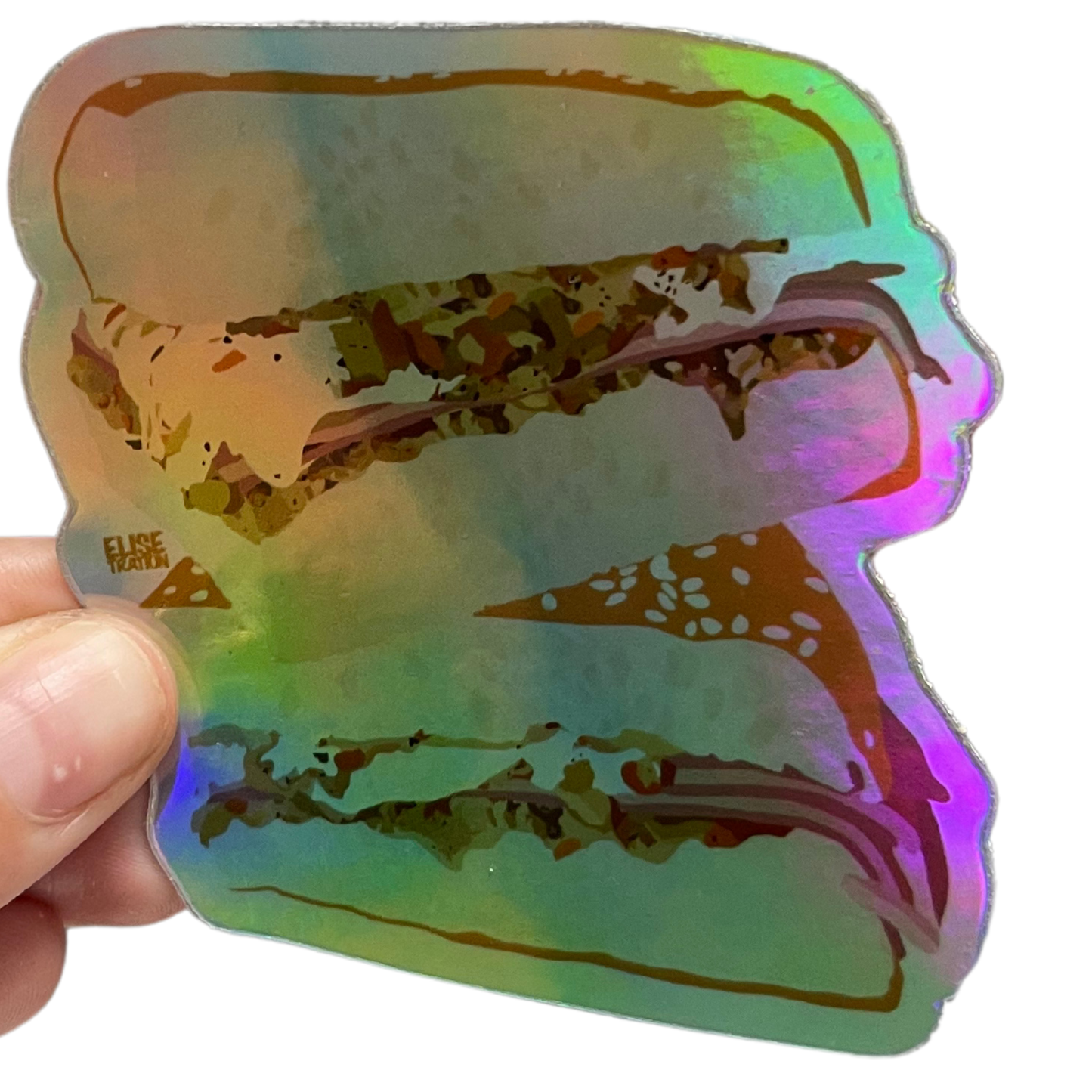 Holo Muffaletta Sticker