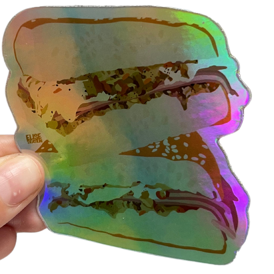 Holo Muffaletta Sticker