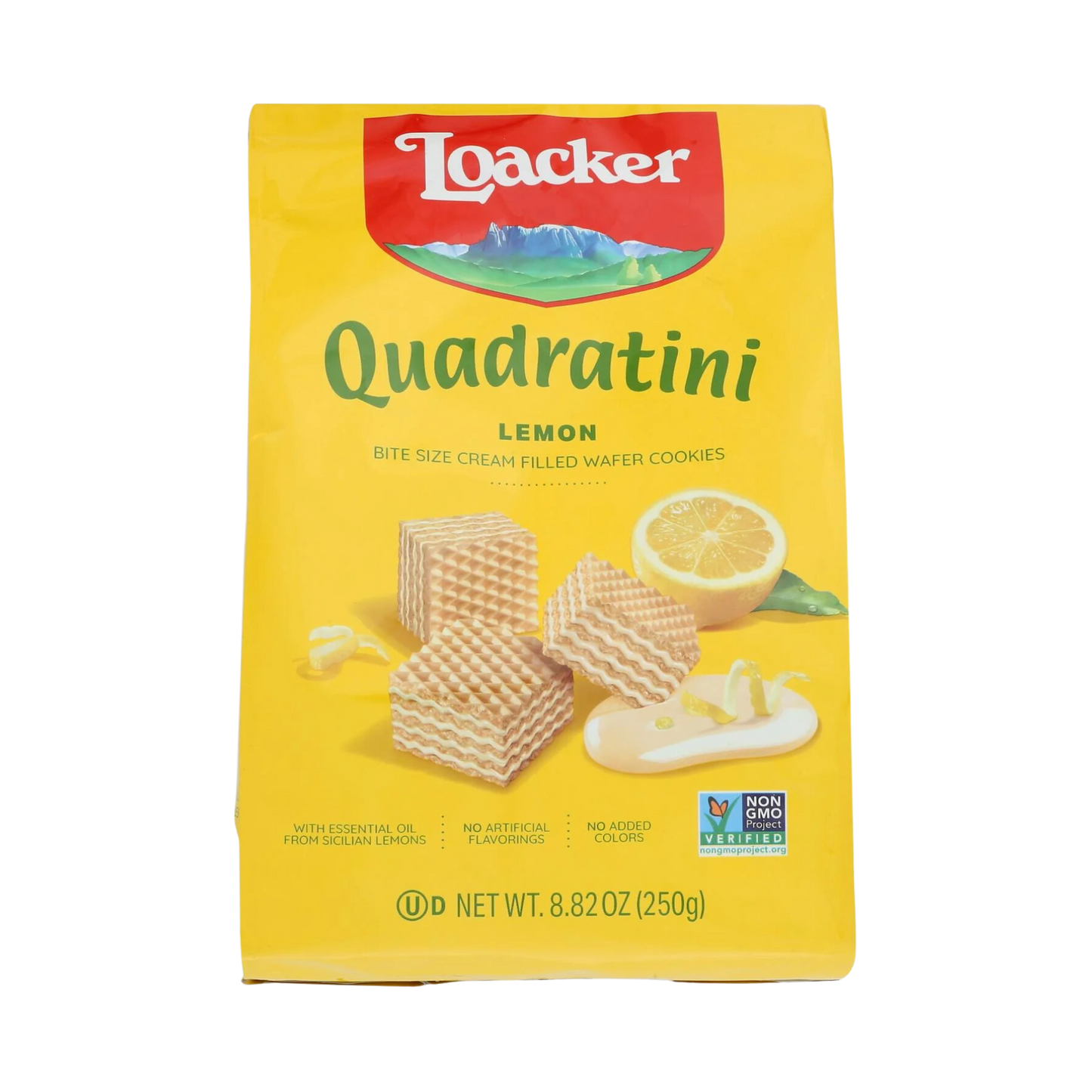 Loacker Quadratini Lemon Wafers