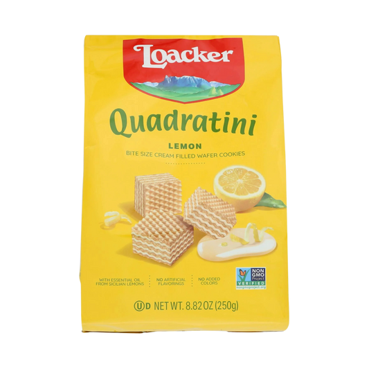 Loacker Quadratini Lemon Wafers