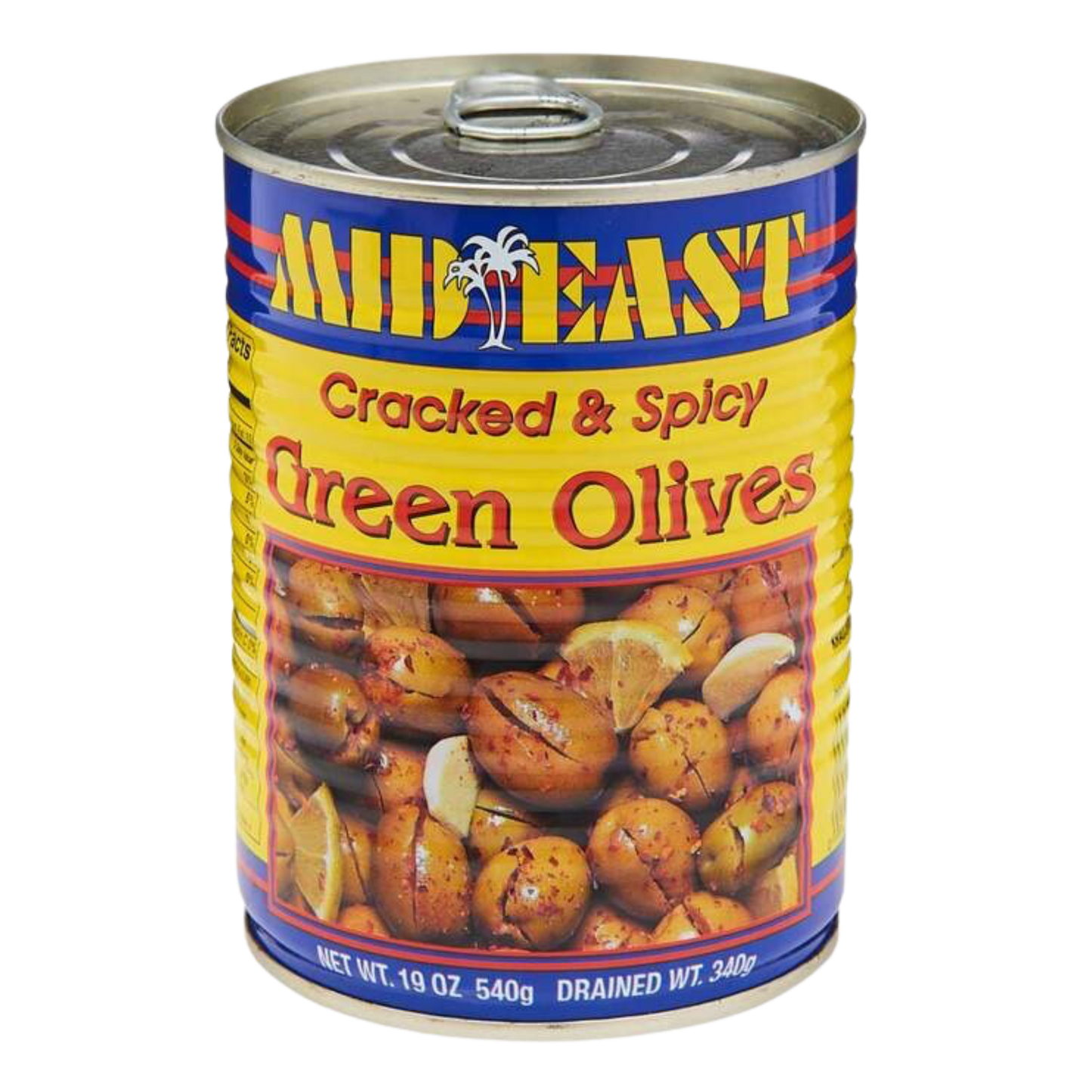 Cracked and Spicy Green Olives