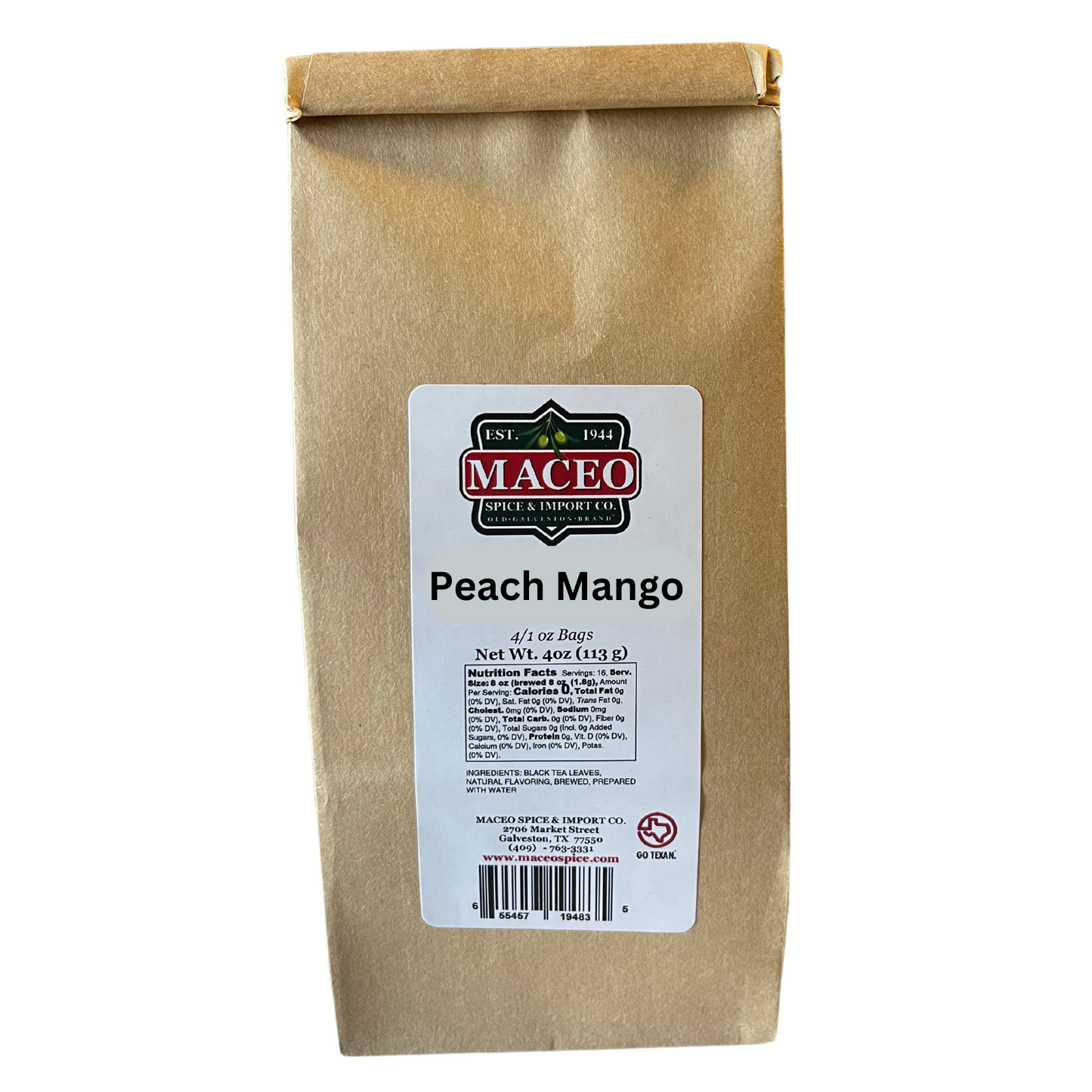 Maceo Peach Mango Tea