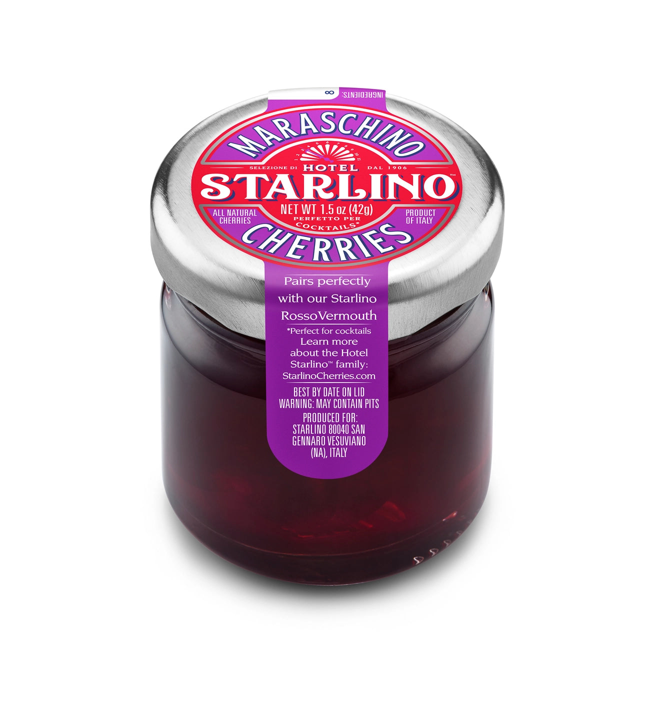 Mini Maraschino Cherries 1.48oz