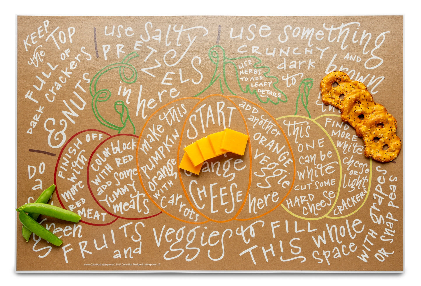 Charcuterie Cheat Sheet Pumpkin